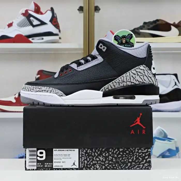 3 2018（854262-001） blackcement Kimikick Air Jordan  Jordan retro 0427